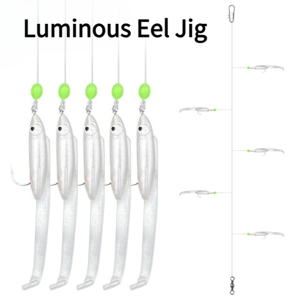 Furoshiki - 1 Set Cluster Soft Lure Luminous