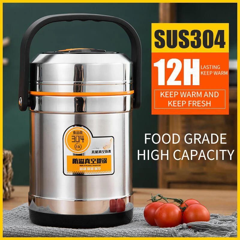 Bento Box - Stainless Steel Vacuum Thermal Lunch Box