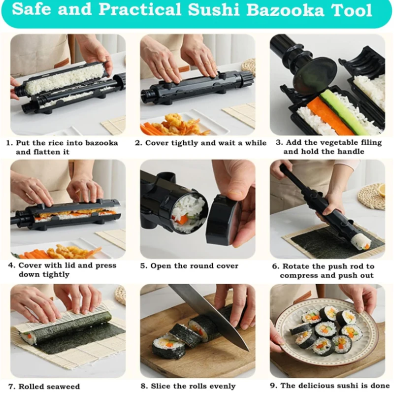 Sushi Making Kit,Bamboo Sushi  - Sushi Making Kit 评论和价格
