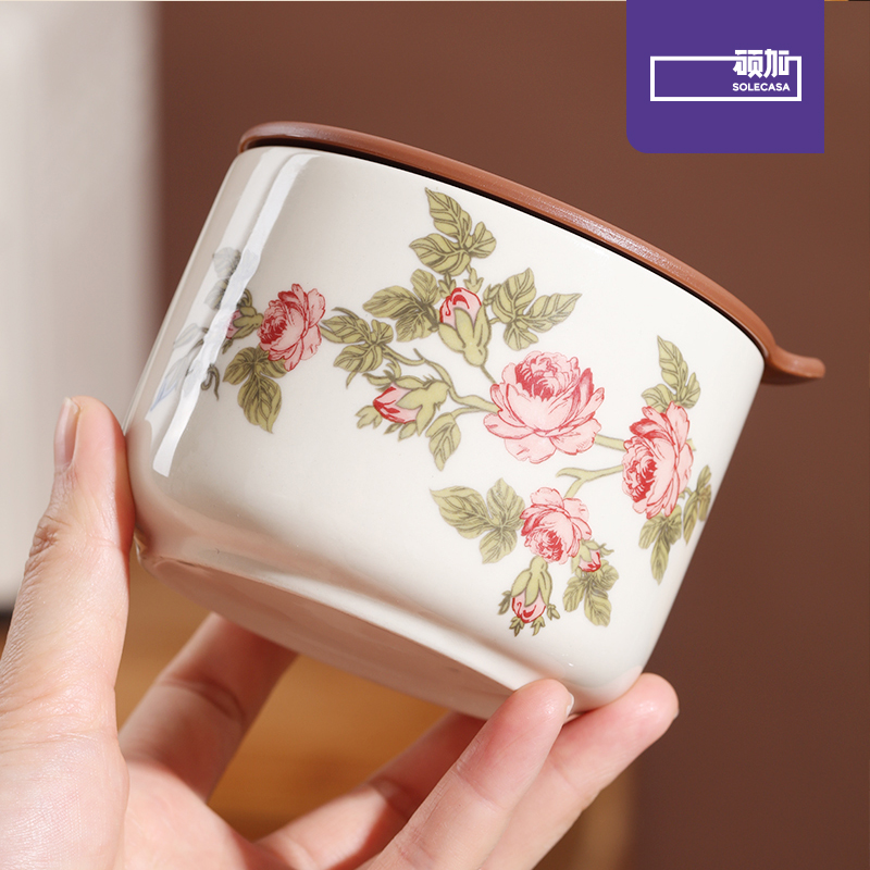 SOLECASA Elegant Rose Pattern  - Bento Box 评论和价格