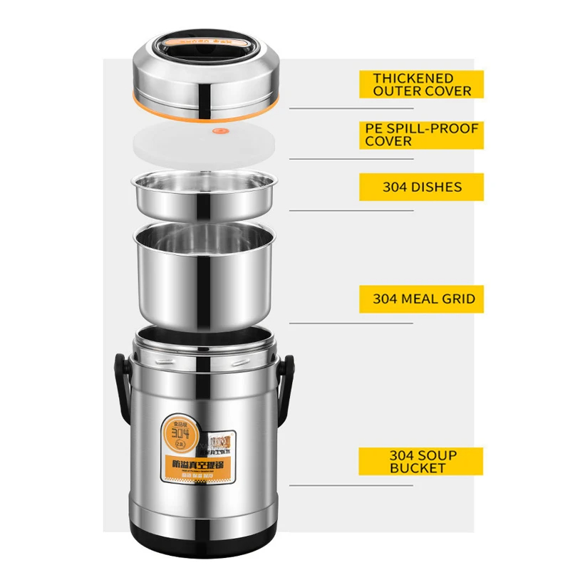 Stainless Steel Vacuum Thermal - Bento Box 评论和价格