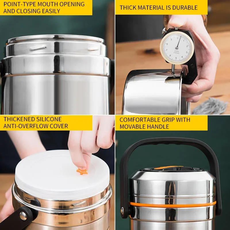Stainless Steel Vacuum Thermal - Bento Box 评论和价格