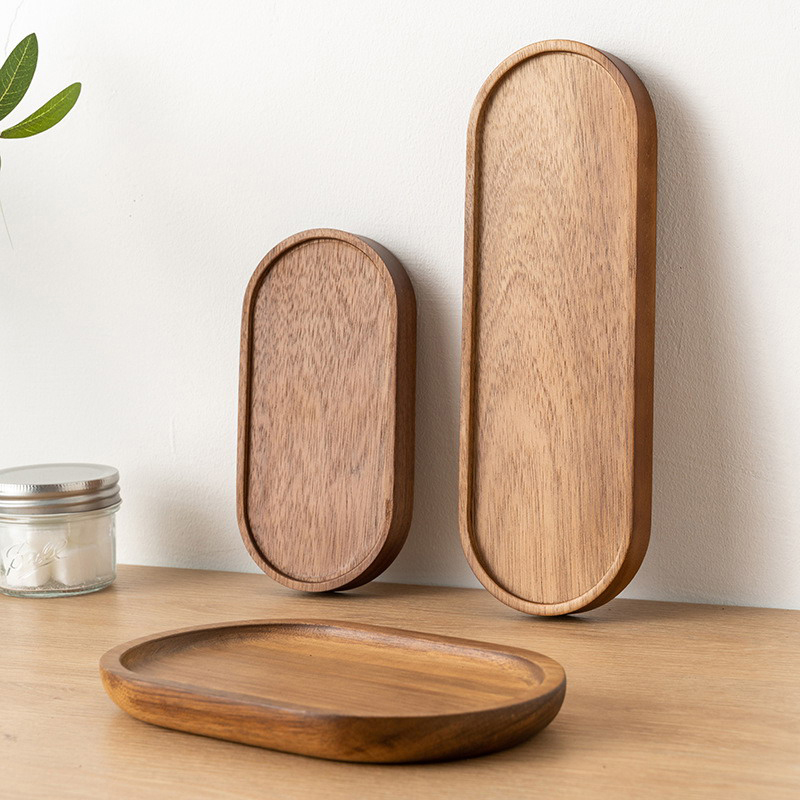 Tableware Solid Wood Dessert P - Japanese Snacks 评论和价格