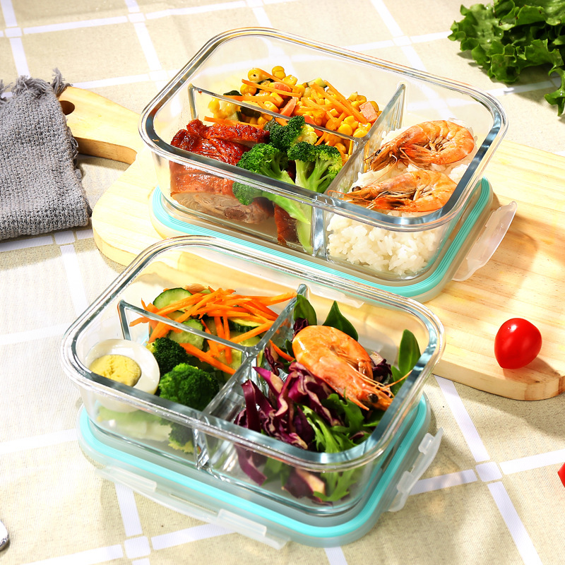 Glass Fresh-Keeping Box high B - Bento Box 评论和价格