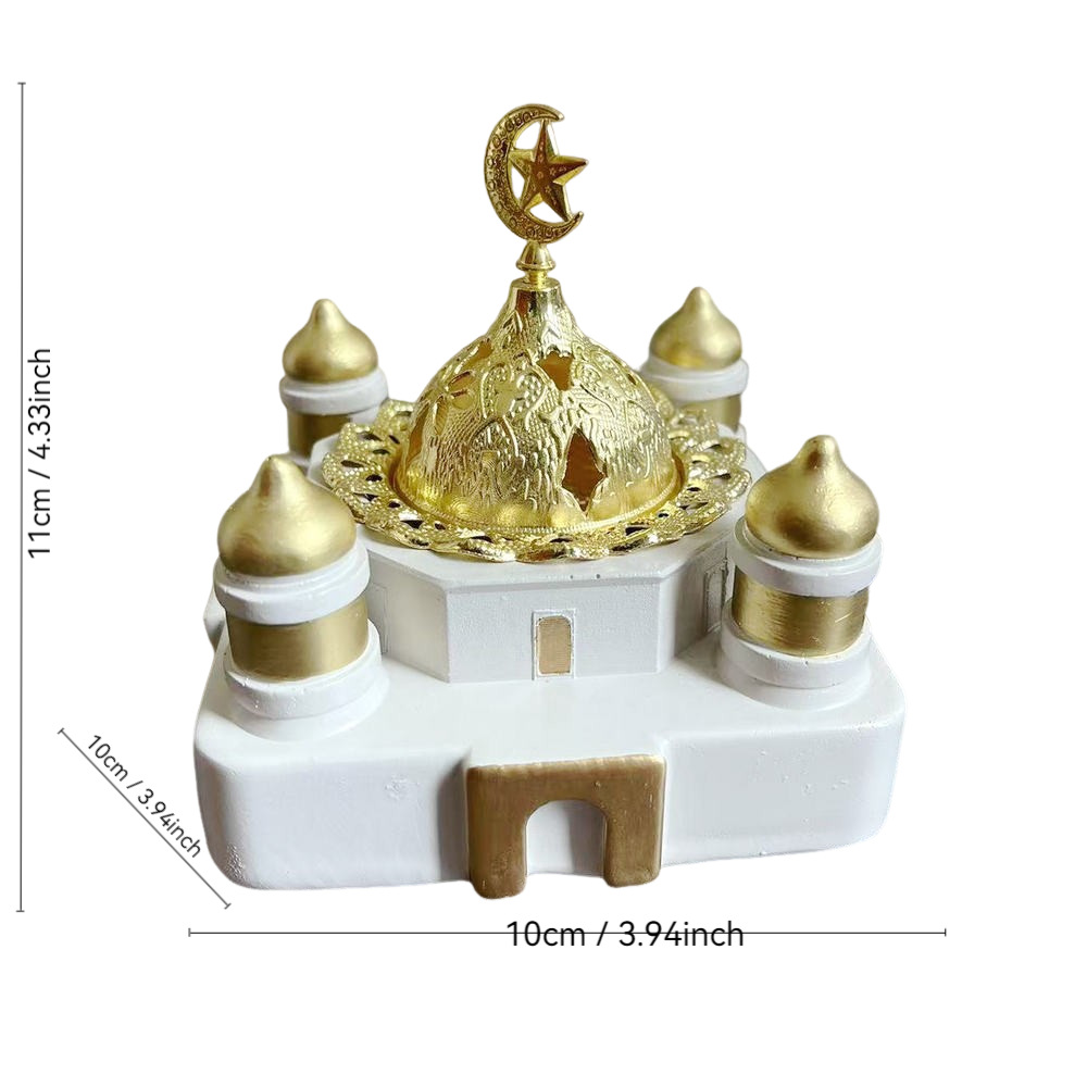Resin Islamic Mosque - Incense - Incense Holder 评论和价格