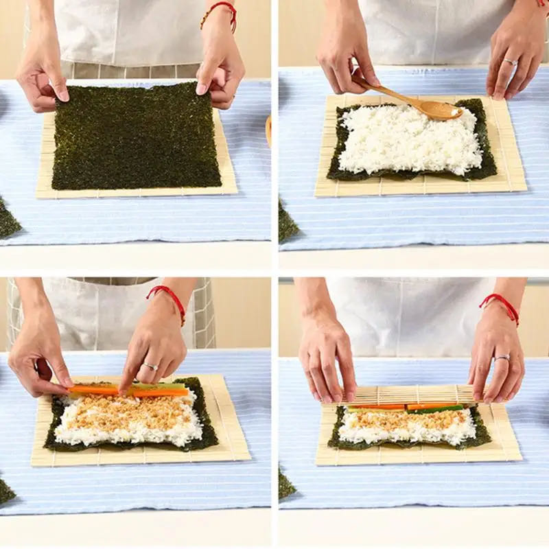 DIY Bamboo Sushi Maker Rolling - Sushi Making Kit 评论和价格