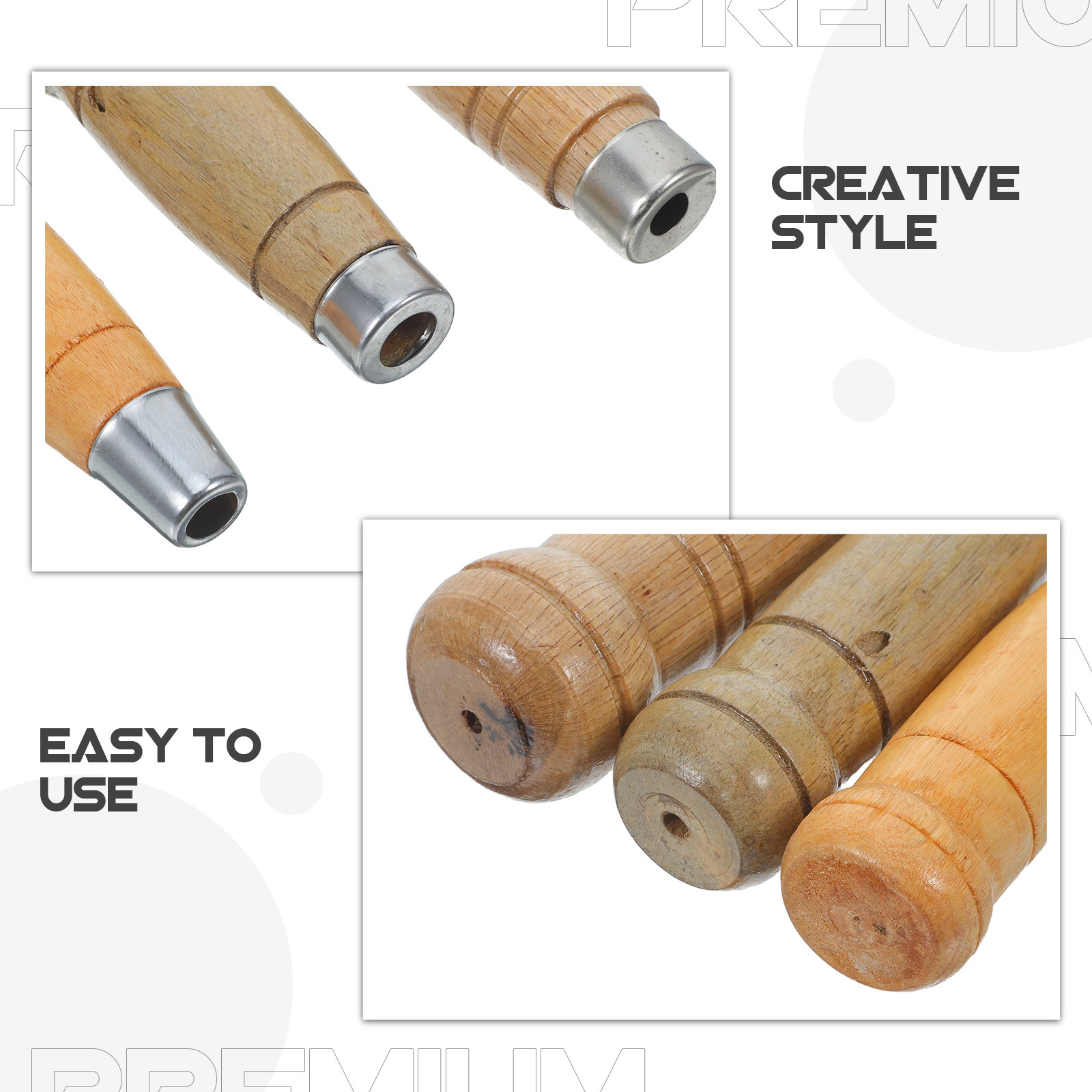 3pcs Wooden Knife Handle Grips - Japanese Knife 评论和价格