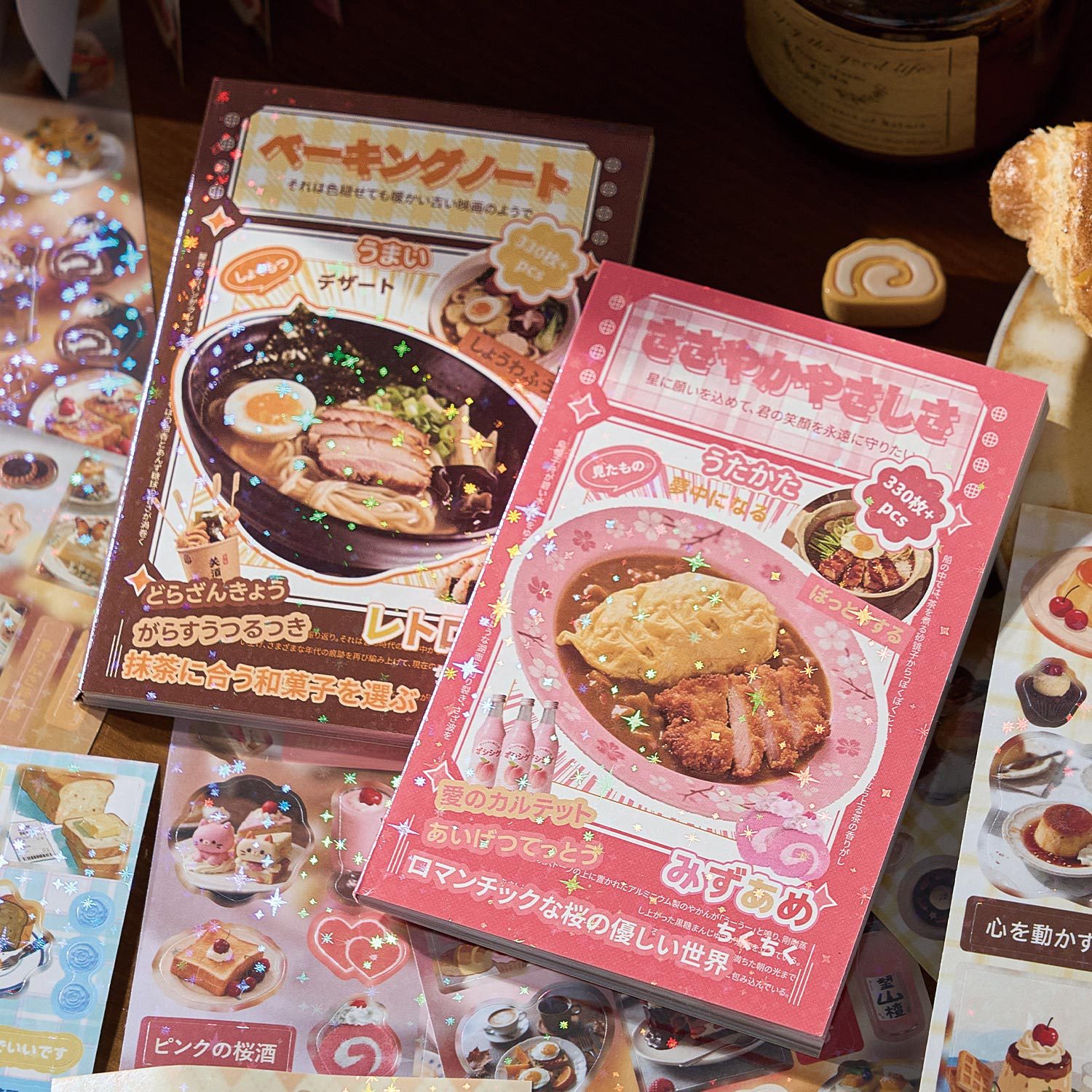 30-Sheet Vintage-Style Cut-Mem - Japanese Snacks 评论和价格