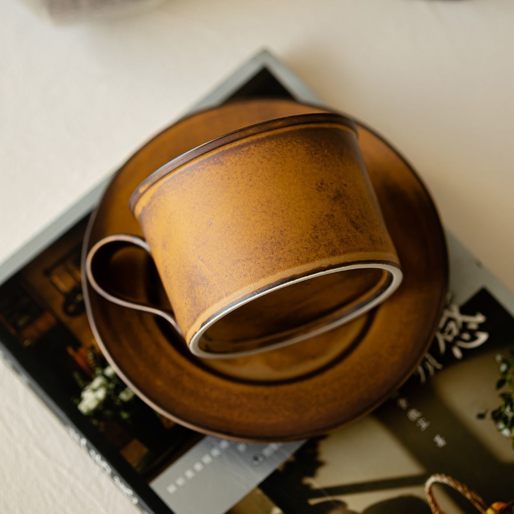 Japanese Retro Coffee Cup and  - Japanese Pottery 评论和价格