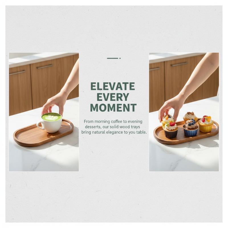 Solid Wood Japanese Dessert Pl - Japanese Snacks 评论和价格