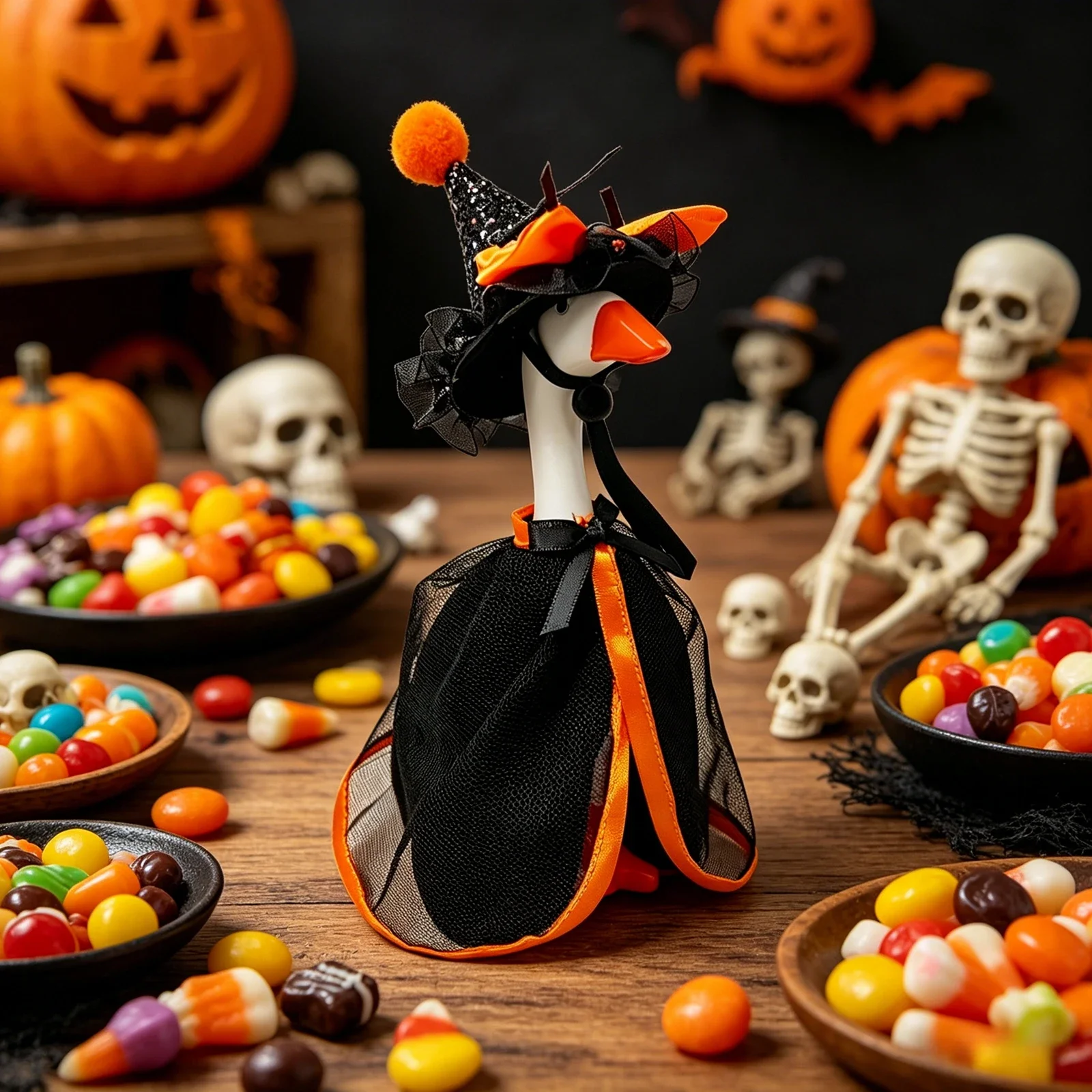 Halloween Desk Goose Outfit fo - Matcha 评论和价格