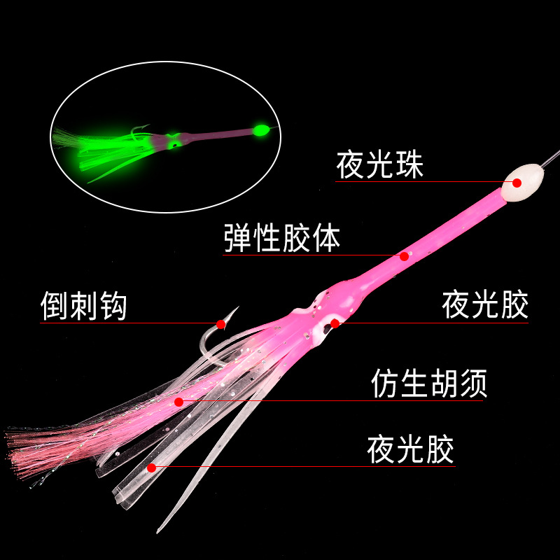 6-Hooks Luminous Octopus Macke - Furoshiki 评论和价格